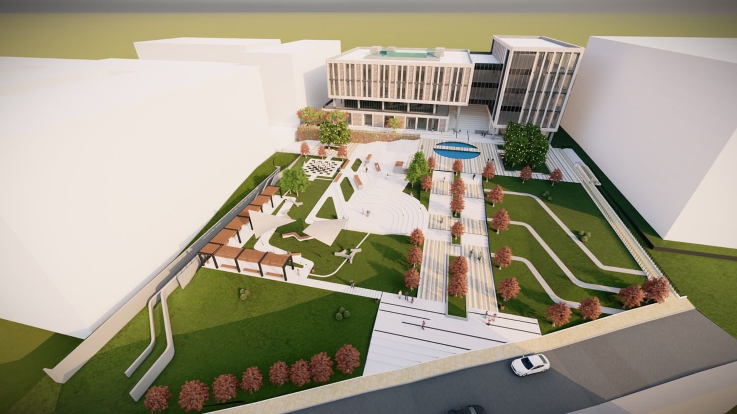 İstanbul Marmara Üniversitesi Yemekhane ve Kütüphane Binası